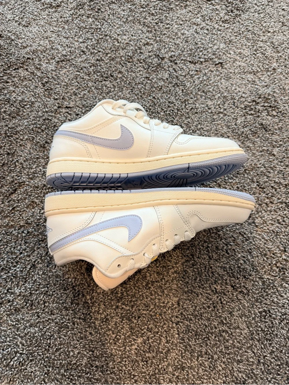 NEW - Size 7M/8.5W - Air Jordan 1 Low Women’s Sail Ghost Sneakers - DC0774-106